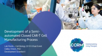 Development of a Semi-automated Closed CAR-T cell manufacturing process