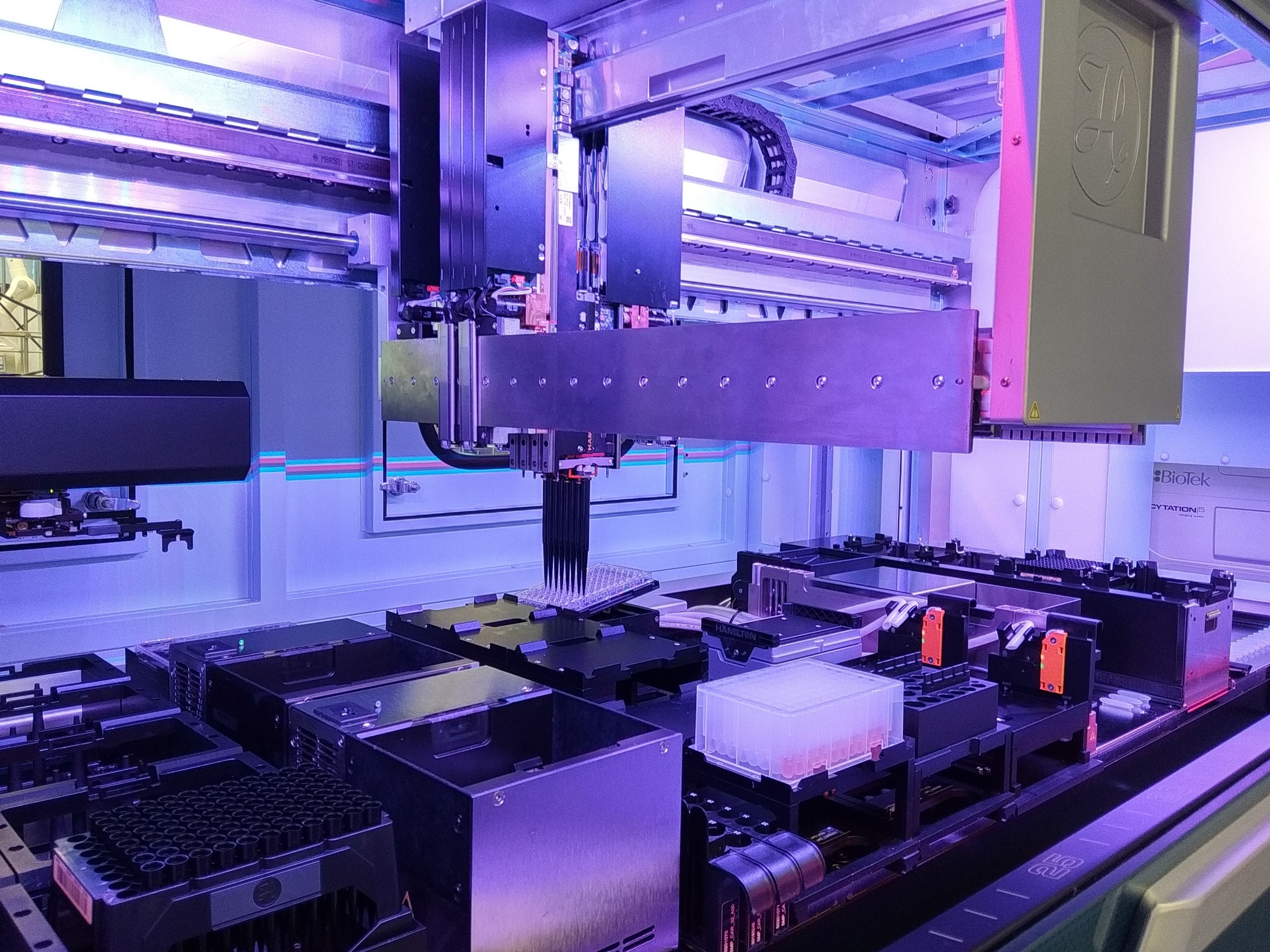 Level 2 Enabling Tech Hero Liquid handling robot CCRM